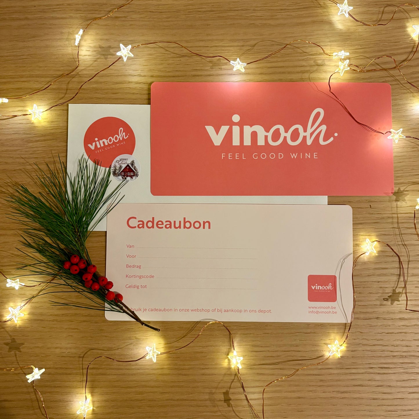 Vinooh cadeaubon online of fysieke bon