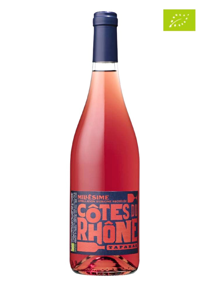 Rosé Taparas Côtes du Rhône Bio 2023 Estezargues