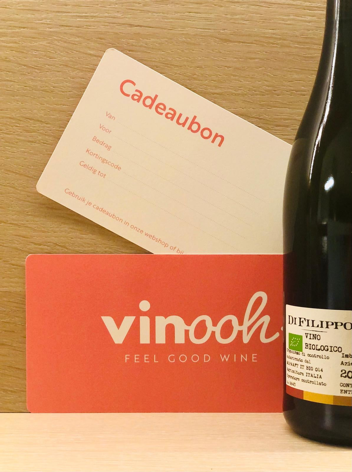 Cadeaubon Vinooh kadobon