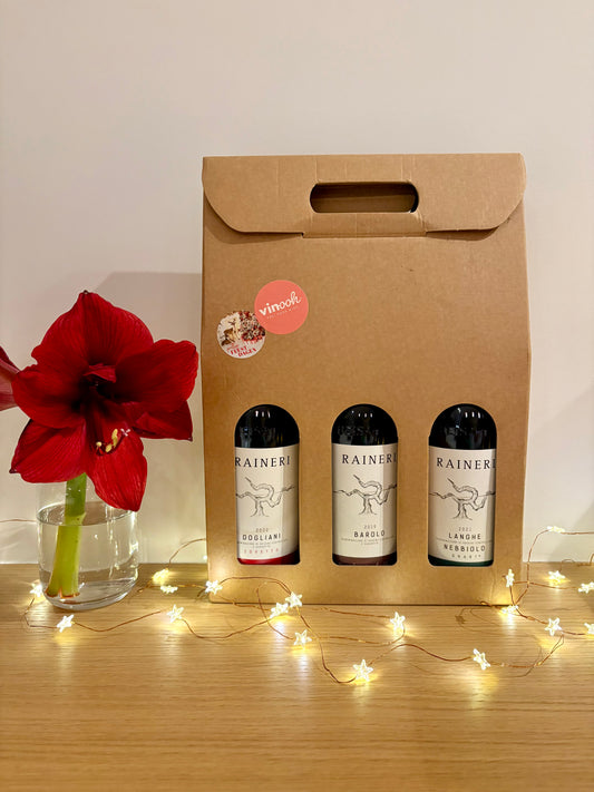 Cadeauset Raineri Piemonte Dolcetto - Barolo - Langhe nebbiolo