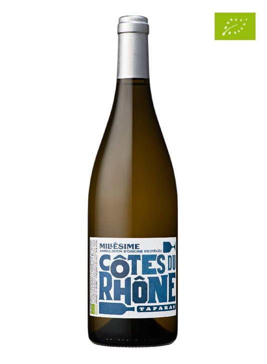 Taparas Côtes du Rhône Blanc Bio 2024